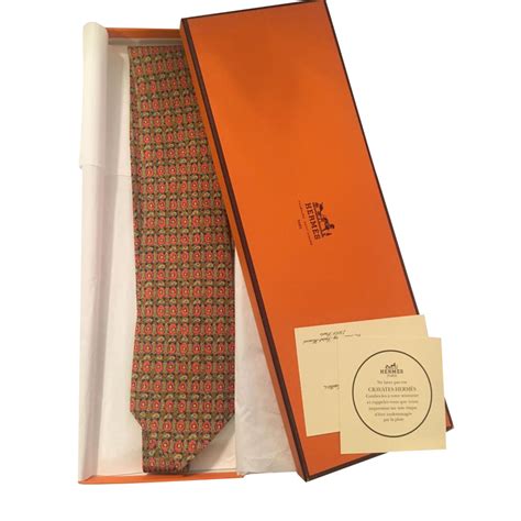 ebay cravatta hermes|hermes cravates tissées homme.